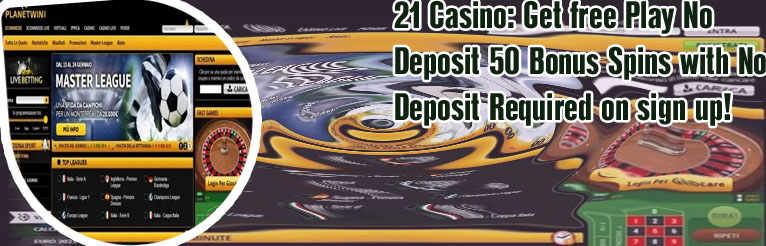 21 casino free spins no deposit