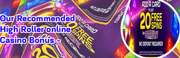 Online casino 20 free spins
